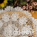 TOOGOO Coton Crochet napperon Photographie Accessoires Tampons De Coton pour La Maison Decor Cuisine Accessoires Napperons sous-bock Tapis Blanc 40cm - B07FHZ3MWP